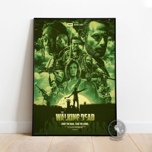 The Walking Dead Poster Classic TV Series Vintage Prints Horror
