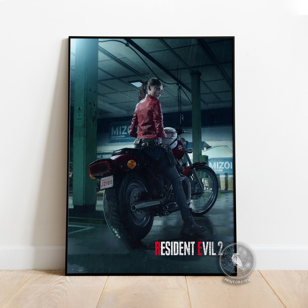 resident-evil-poster-claire-redfield-wall-art-wall-decoration-framed