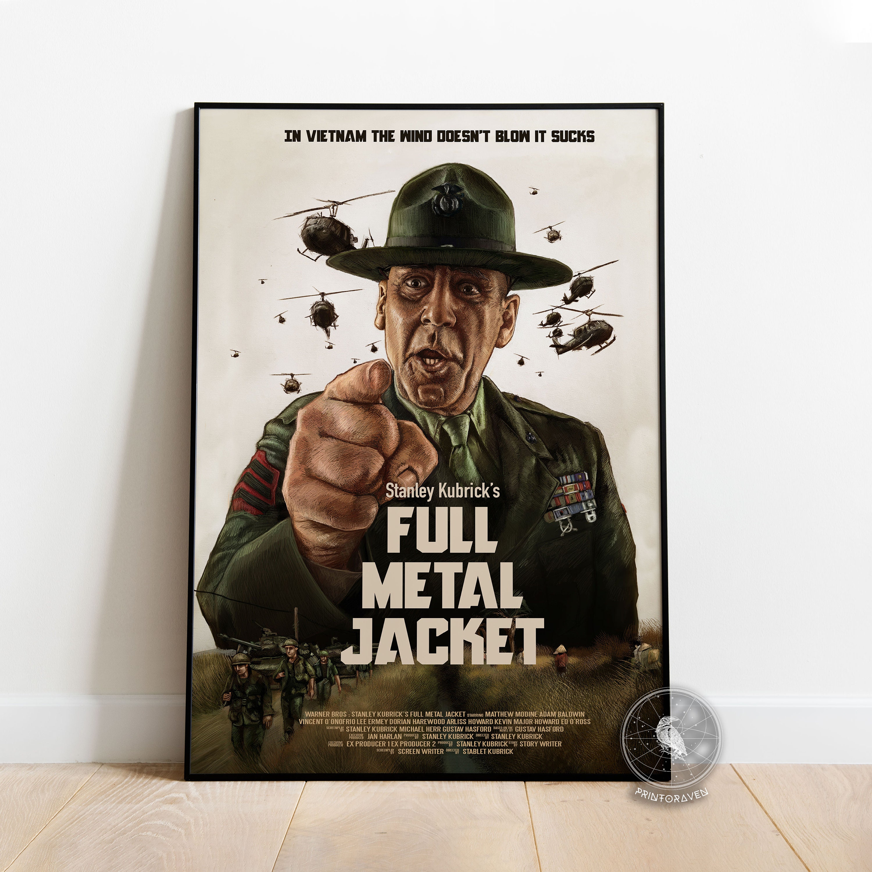 Full Metal Jacket (Variant) Poster – Mondo