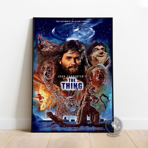 The Thing Poster | Horror Movie Wall Art | Wall Decoration | Framed Poster | Movie Poster Print • 3