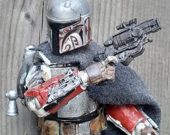 Custom 6 Inch Mandalorian Bounty Hunter Figure - Maori