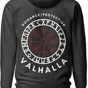 Bluza z kapturem Valhalla Runic - wysoka jakość