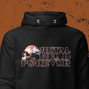 Metal Head Forever - Heavy Metal Hoodie Black