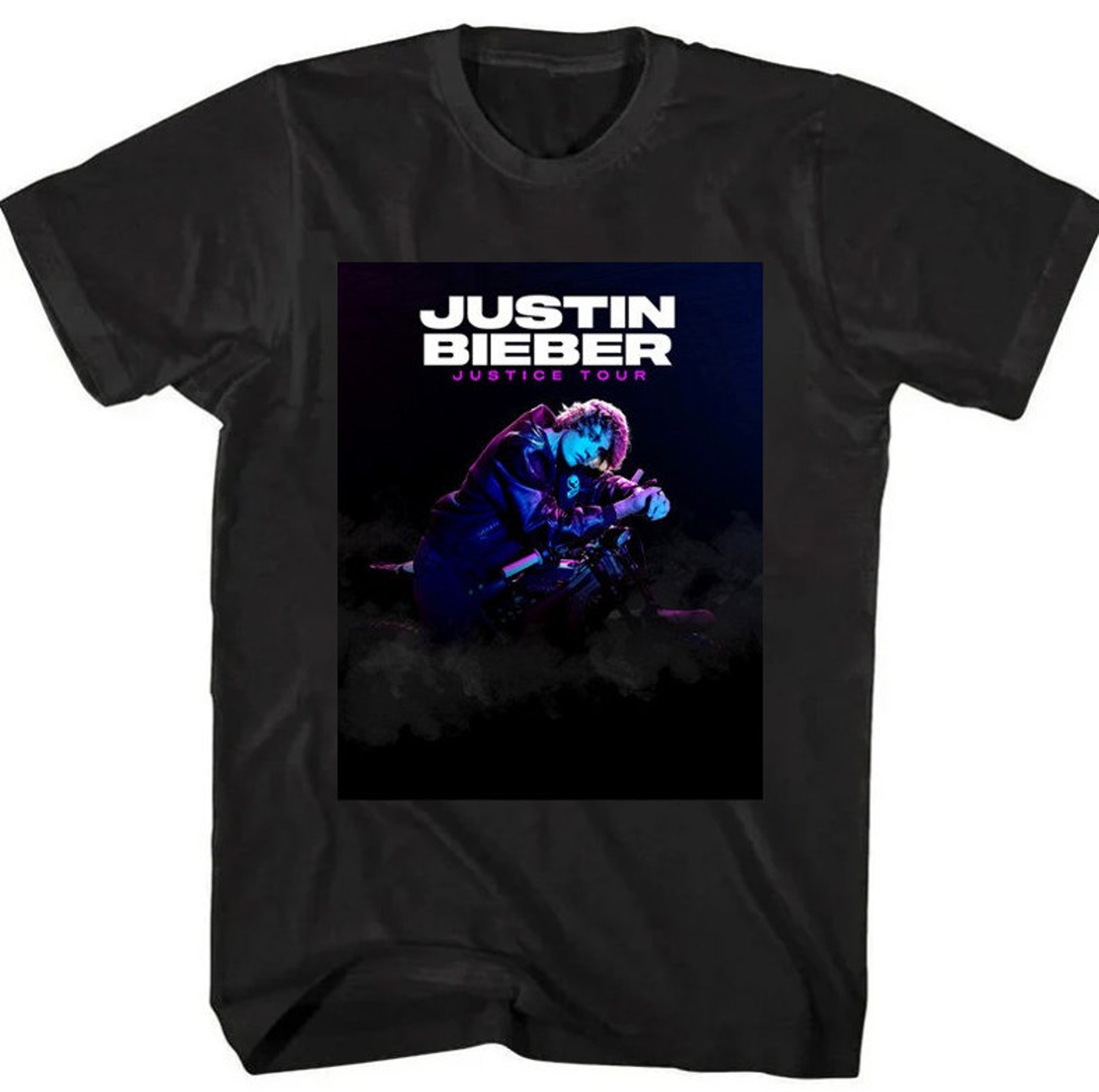 Discover Maglietta T-Shirt Justin Bieber Justice World Tour 2022 Uomo Donna Bambini - Concert Tour