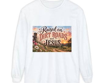 Unisex Garment-dyed Long Sleeve T-Shirt