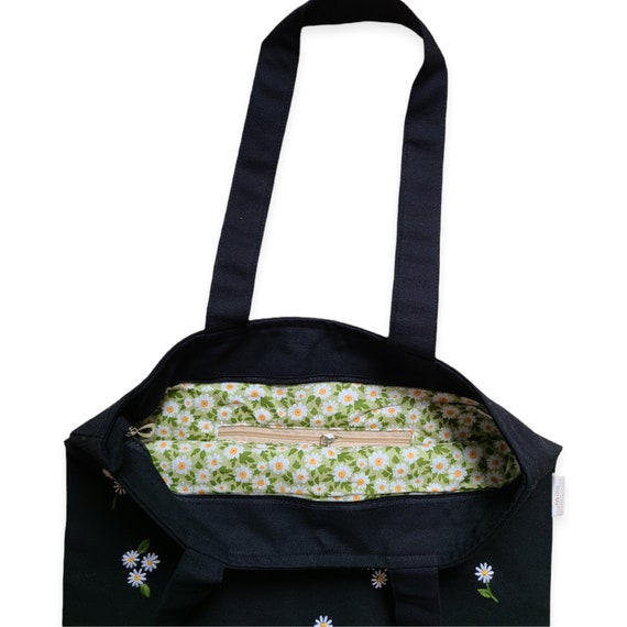 トートバッグ [ARCHIVEPKE] Daisy tote bag : Deep sleep Daisy tote bag