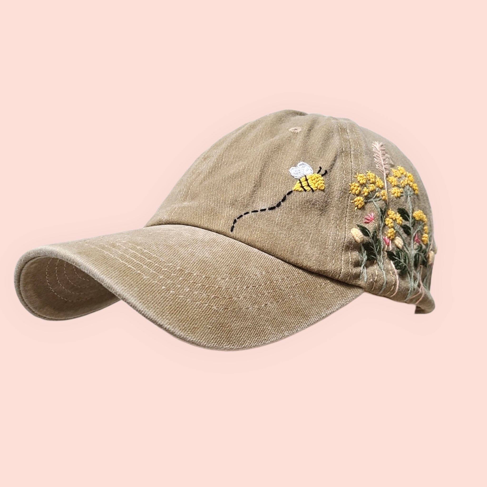 帽子 MURRAL Ice flower embroidery hat Floral Baseball Cap for Men and Women - Embroidery Hip Hop