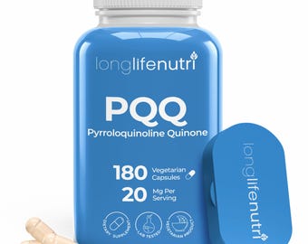PQQ 20 mg - 180 Vegetarian Capsules