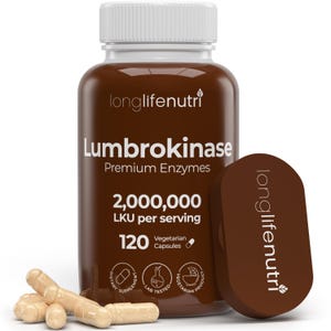 Lumbrokinase 100mg – Maximum Activity 2,000,000 Units Per Serving