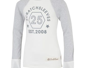 ScratchSleeves | Scratch Mitts For Older Kids & Teens | White/Grey | Perfect For Eczema And Other Itchy Skin Conditions
