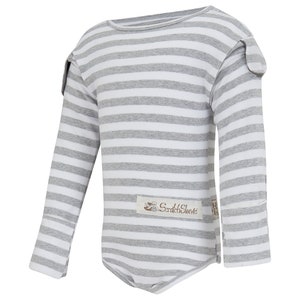 ScratchSleeves Flip-Mitt Bodysuits Baby and Toddler Stripes Perfect For Eczema And Other Itchy Skin Conditions image 2