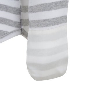 ScratchSleeves Flip-Mitt Bodysuits Baby and Toddler Stripes Perfect For Eczema And Other Itchy Skin Conditions image 6