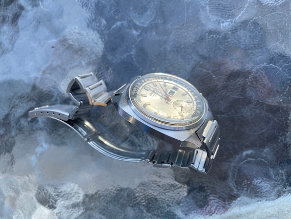 セイコーの自動巻き腕時計、モデル6139-6020、修理済み、問題