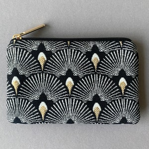 Mini Geldbeutel Japan Pfau, kleines Portemonnaie