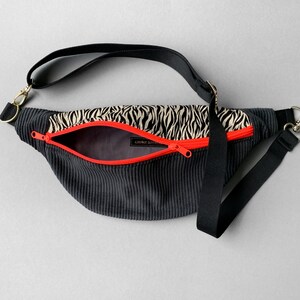 Zebra bum bag Etsy
