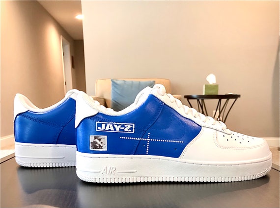 Jay-z the Blueprint Album Authentic Nike Air Force Custom - Etsy