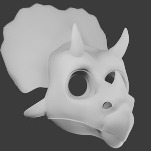 Triceratops Fursuit STL Druckdateien