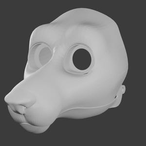 Canine Fursuit STL Print file