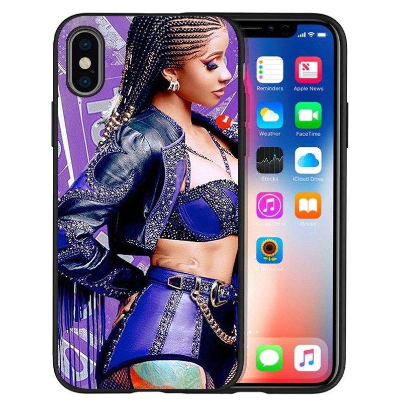 Cardi B Phone Case Cardi B WAP feat. Megan Stallion Black Etsy