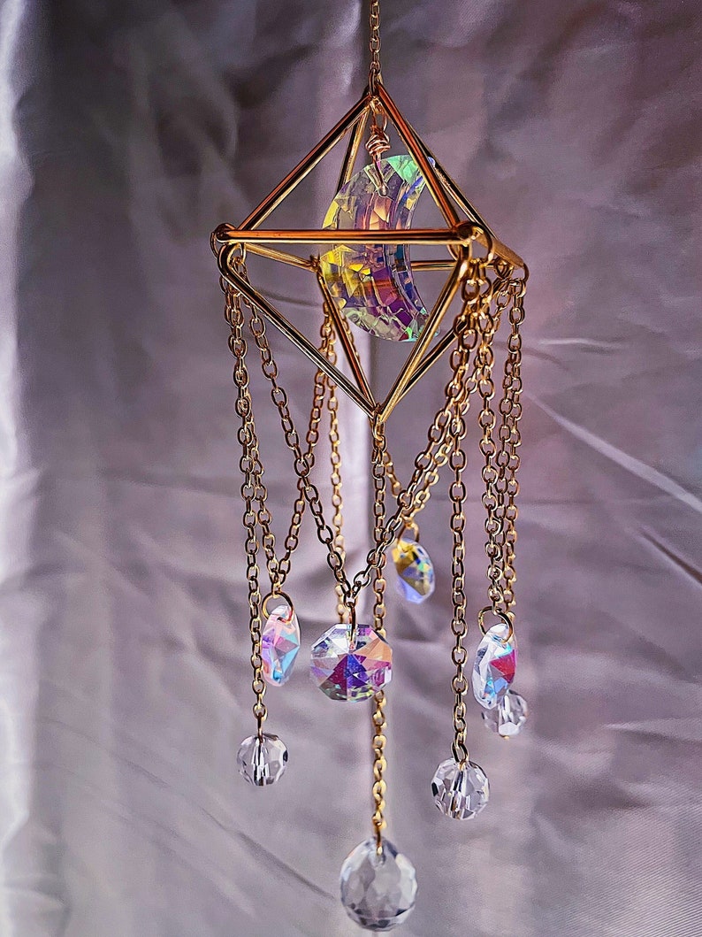 Suncatcher/ Crystal Suncatcher / Prism Suncatcher / Rainbow Etsy