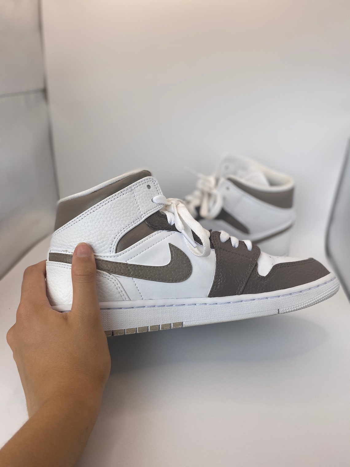 Womens butterfly Air Jordan 1 Mids Etsy