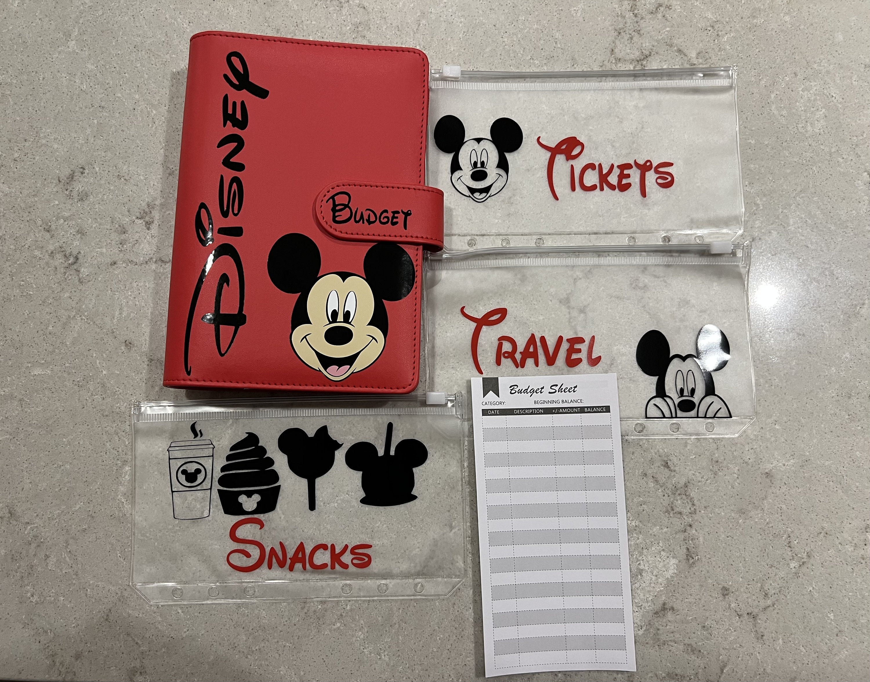 Mouse Button Binder Mouse Budget Binder - Etsy