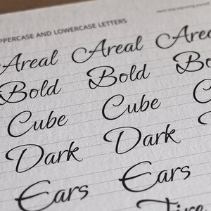 printable handwriting worksheets, IPad handwriting brush practice, tablet brush handwriting training