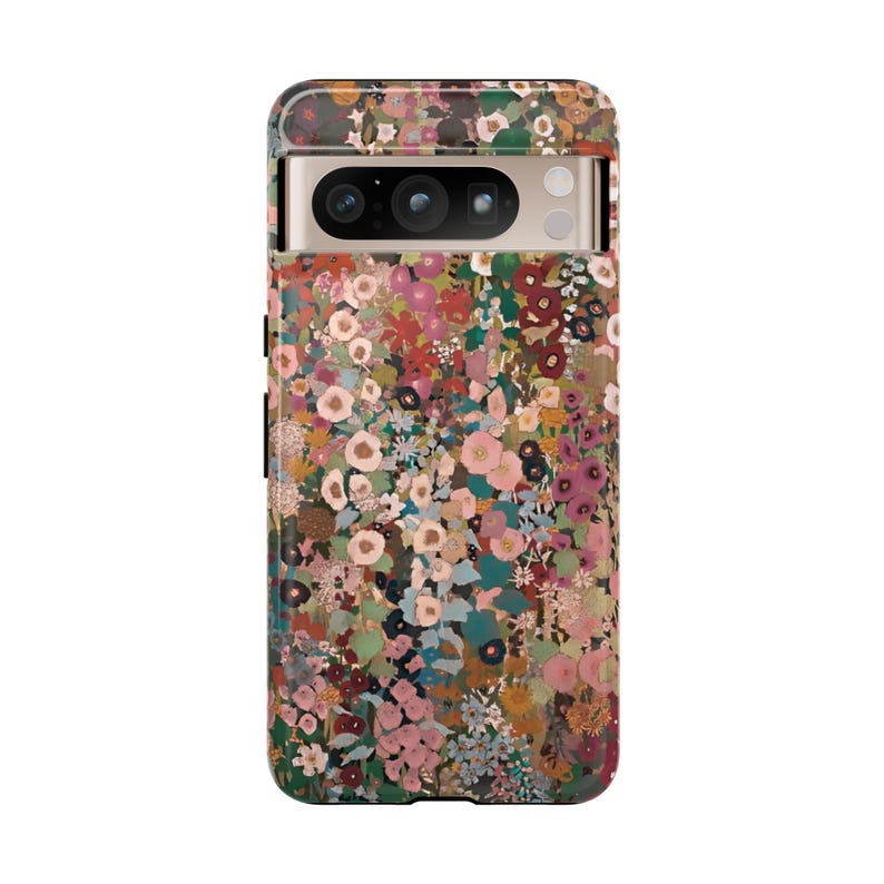 FLOWER GARDEN Floral Phone Case | Colorful Wildflower Botanical Print | Painted Flower Design | Google Pixel 10 Pro XL 9 8 7 6 image 8