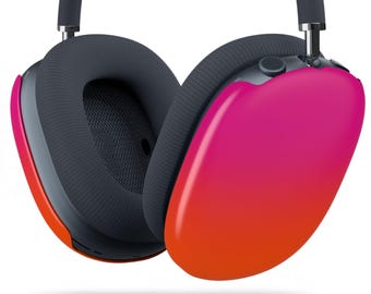 HOT TAKE AirPods Max Covers | Pink Orange Ombre Gradient | Trendy Y2K Apple Headphone Cases | Glossy or Matte Finish