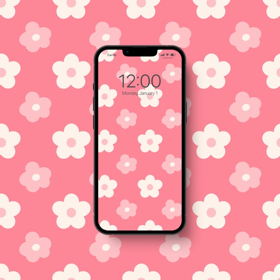 Aesthetic wallpaper  Pink retro wallpaper, Pink wallpaper iphone