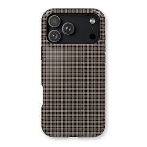 BOYFRIEND FLANNEL Phone Case | Cozy Neutral Plaid Pattern | Cute Preppy Aesthetic iPhone 17 16 Pro Max 15 14 Plus 13 12 MagSafe