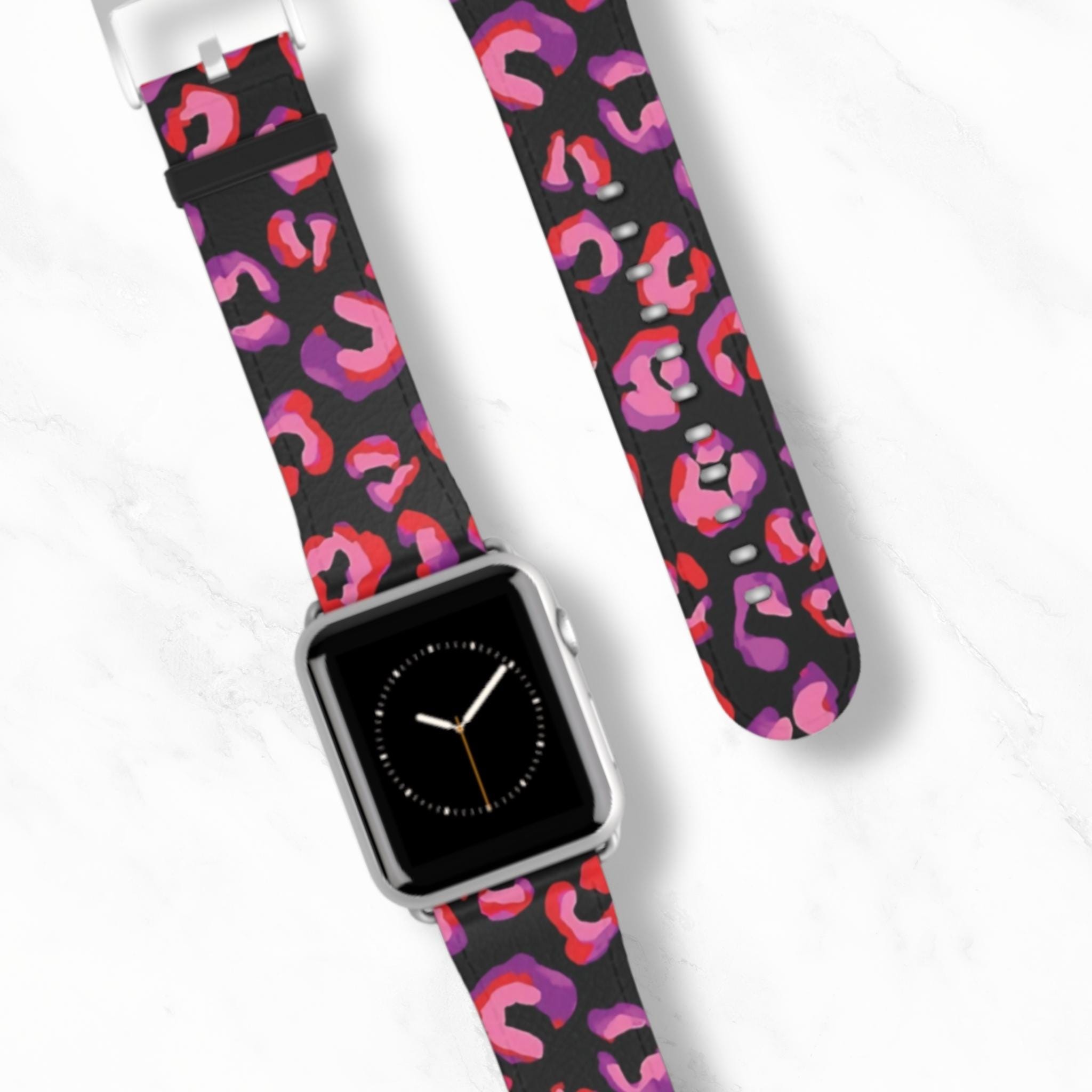 PINK LEOPARD Apple Watch Band | Bold Animal Print | Cute 