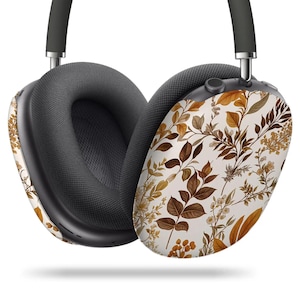 Autumn Floral AirPods Max Cover: Hard Shell Protective Case
