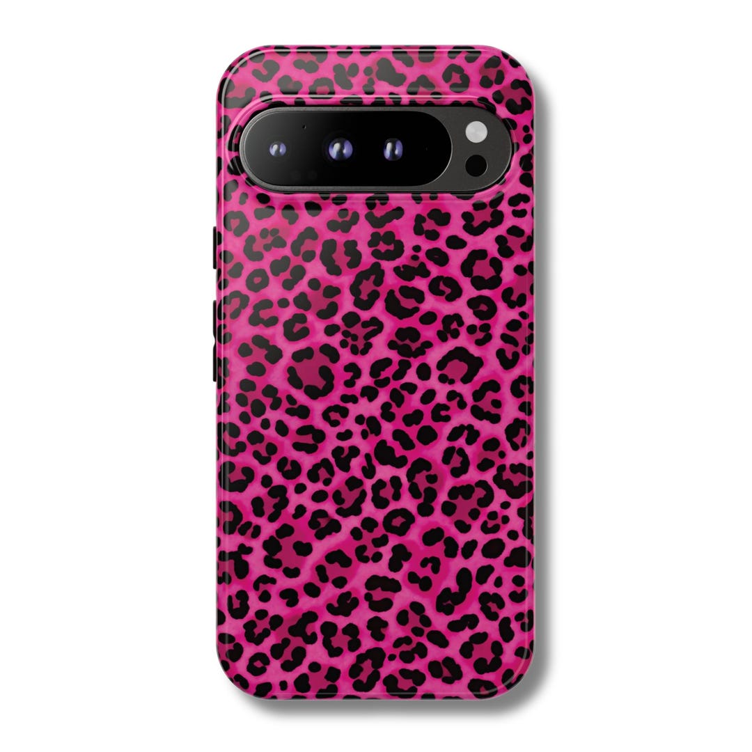 Pink Raspberry Phone PINK PROWL Phone Case | Hot Pink Leopard Print Design | Cute Girly ...