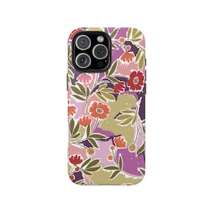 サマーフラワー スマホケース iPhone 16 Pro Max iPhone 15+ 14 Pro iPhone 13 12 11 Mini 可愛い水彩花柄 キュート 美的スマホケース