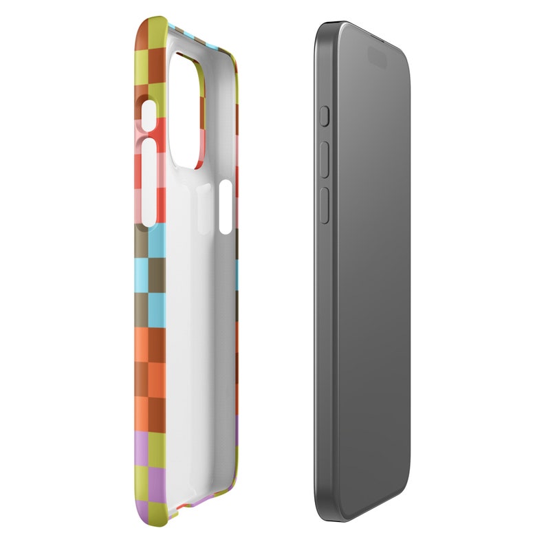 Multi Check Phone Case iPhone 15 14 Pro Max Plus iPhone 13 12 Mini 11