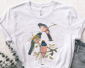 Birds T-shirt Birds on a Wire Graphic Womens Shirt Graphic - Etsy