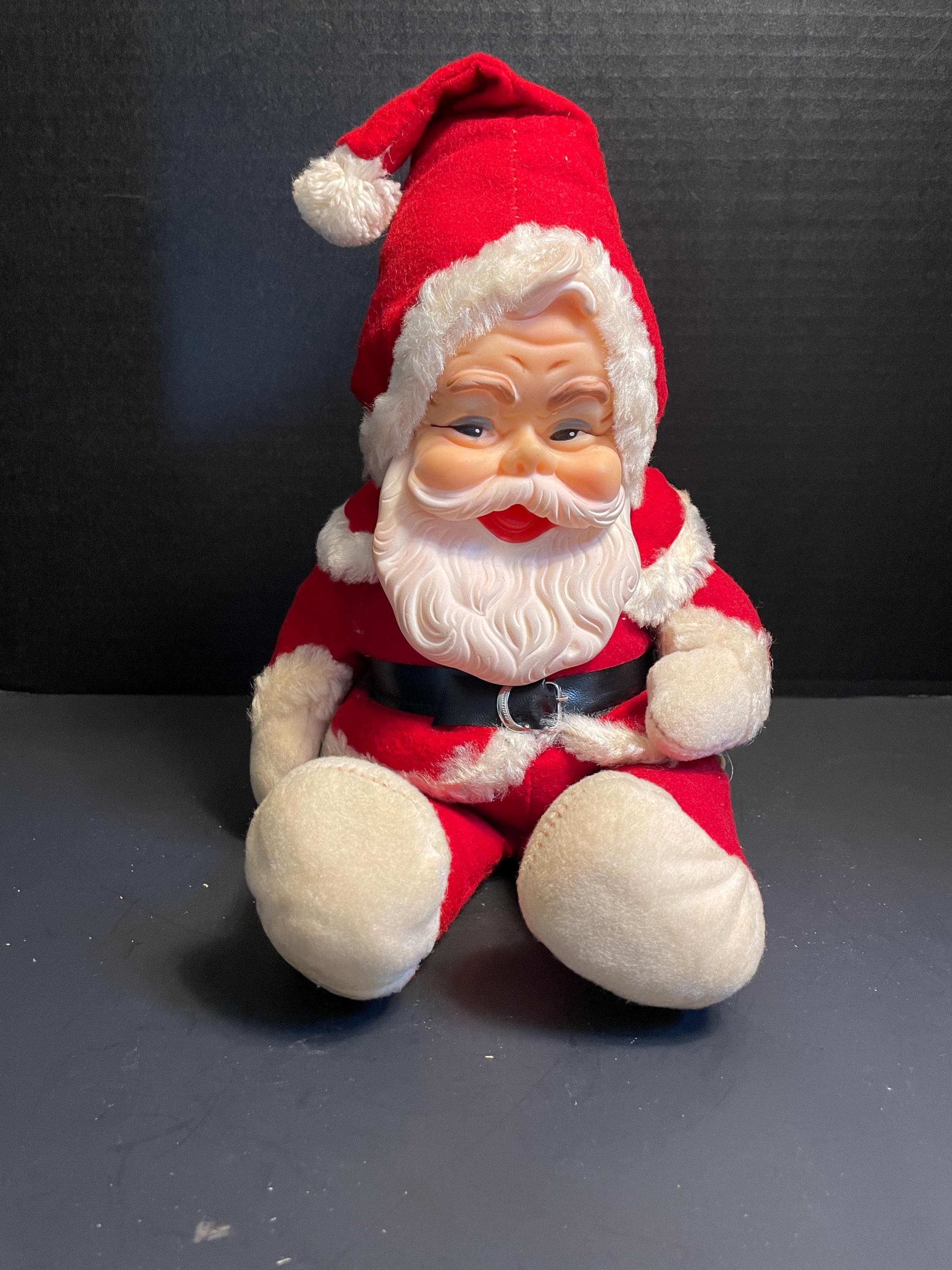 ヴィンテージ ラシュトン サンタクロース 人形 Vintage 36” Large Rushton Santa Claus Doll Rubber Face with