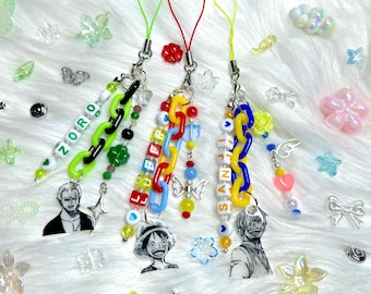 Anime Strawhats Keychains Phonecharm