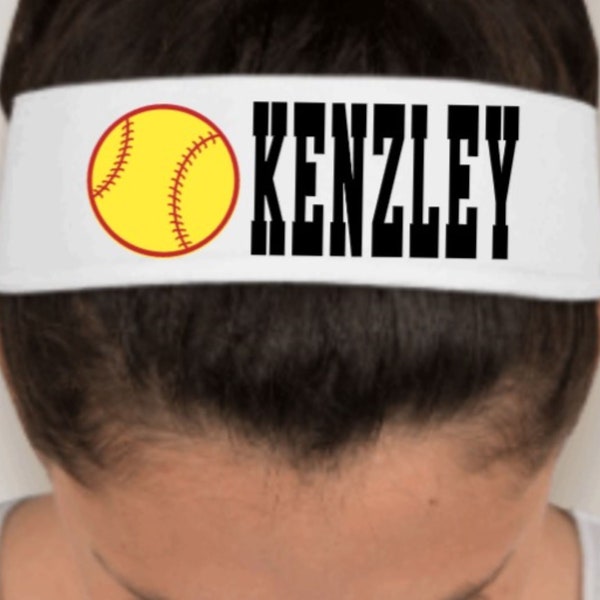 Softball Headband Etsy