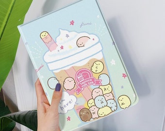 Strawberry milk iPad Pro 11 case korean style iPad Mini 5 kawaii iPad 10.2 case 8th iPad cover Air 2021 pretty 12.9 pink iPad 10.5 in trendy