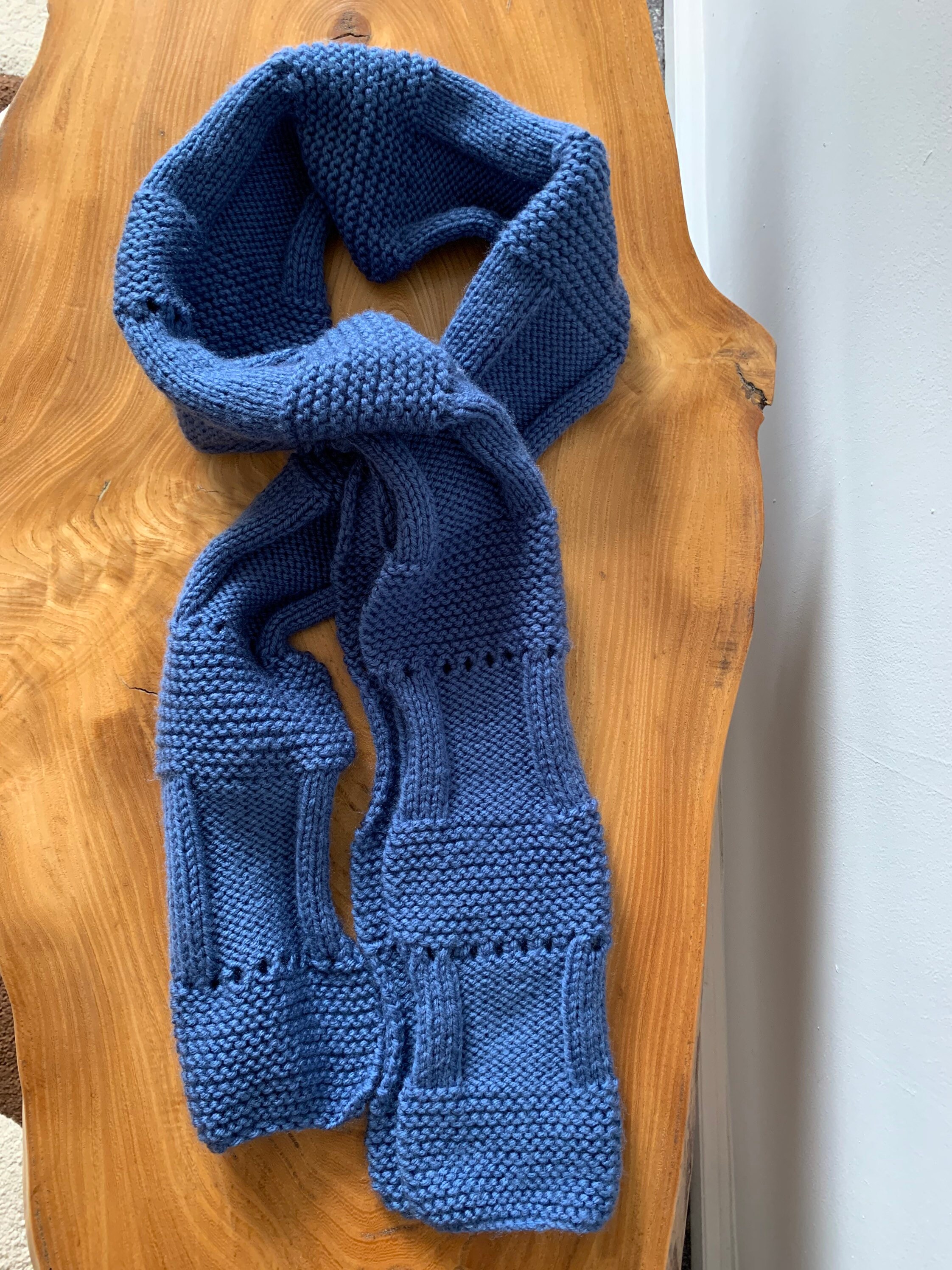 Hand Knitted Scarf Hand Knitted Ladies Scarf Winter Scarf Etsy UK