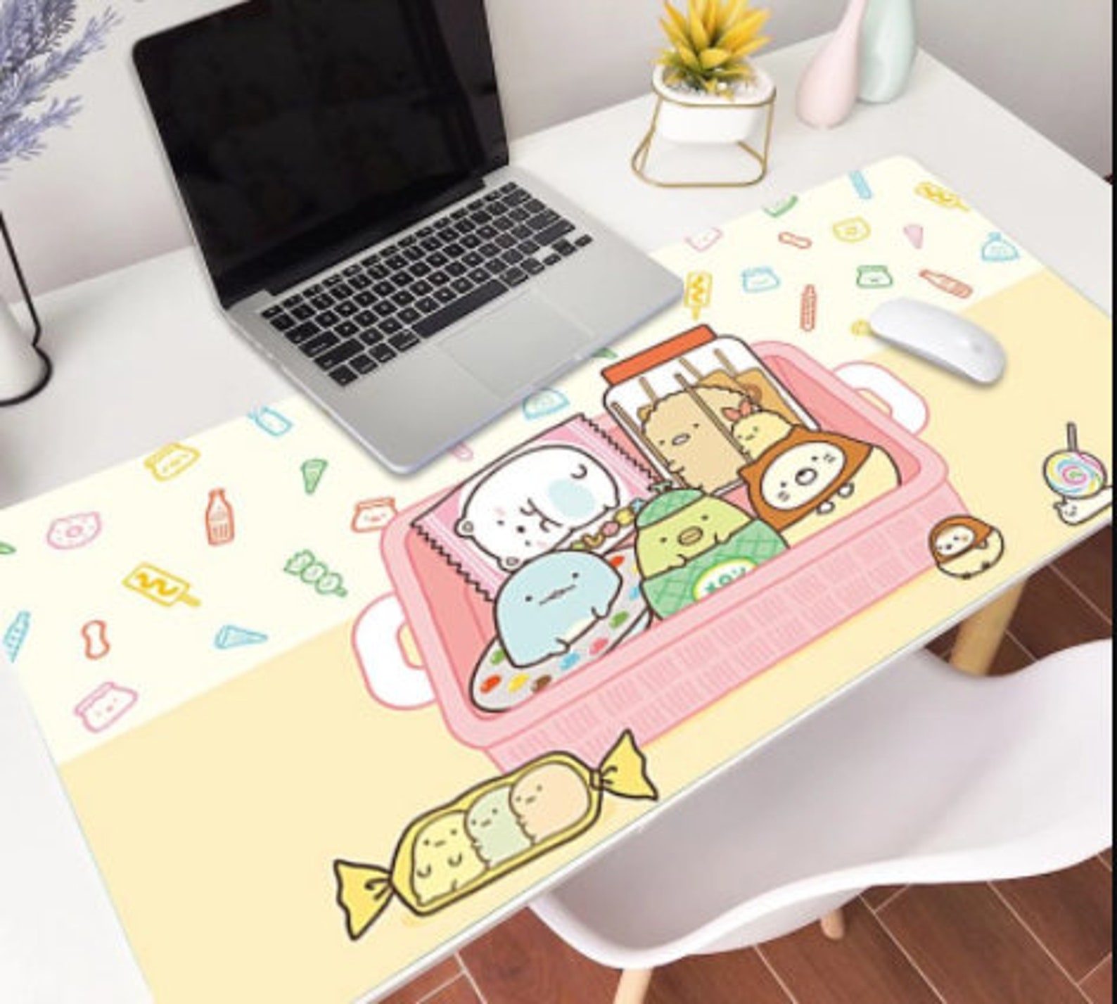 Kawaii Mouse Pad Sticker Mouse Pad Cartoon Sumikko Gurashi Etsy