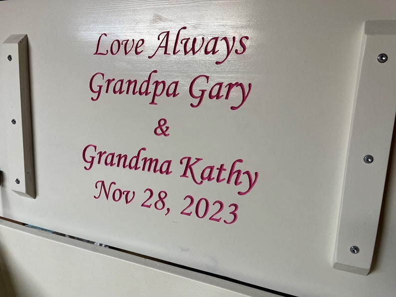 PERSONALIZED Toy Box, Toy Chest, Hope Chest Etsy