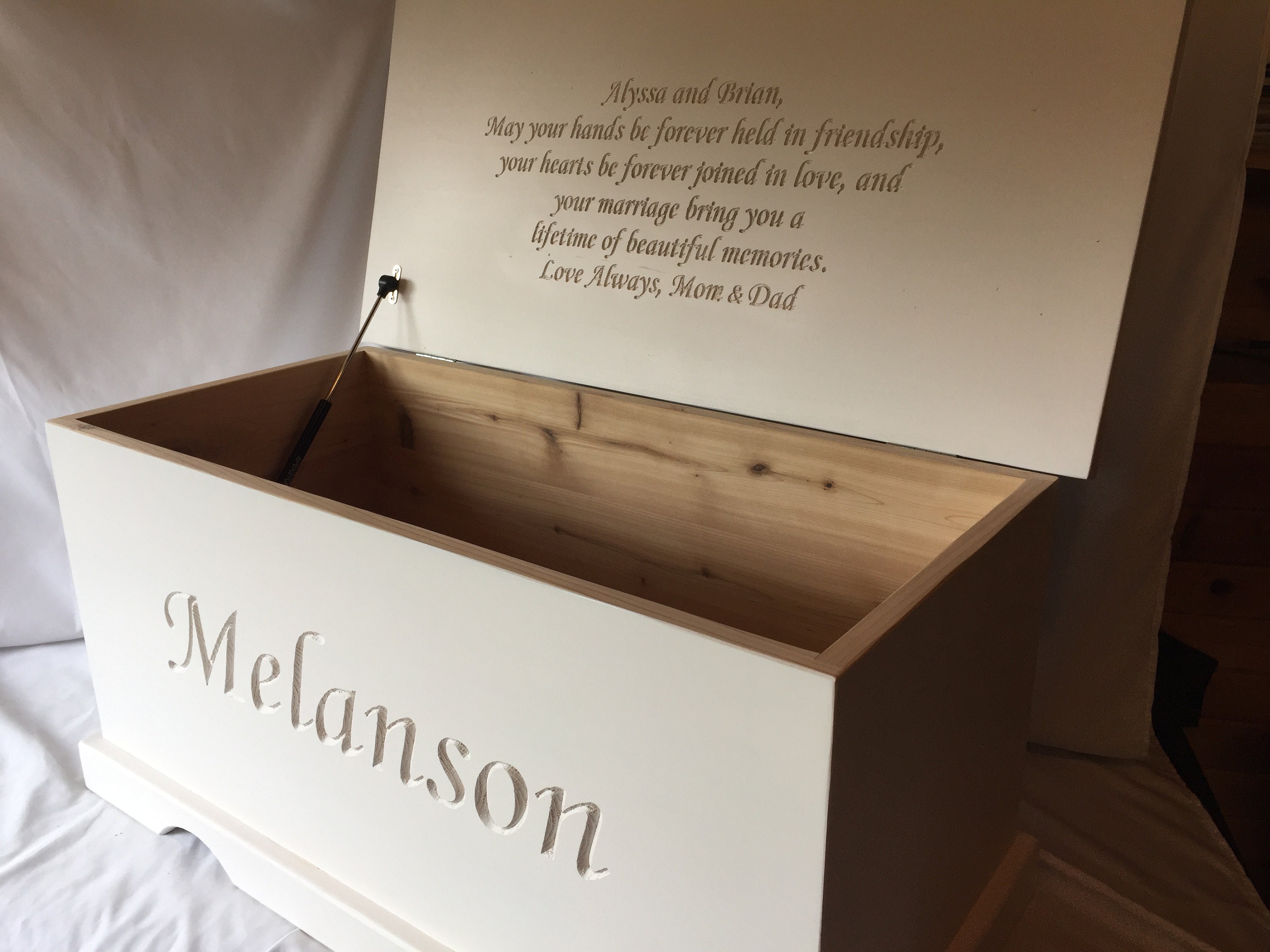 PERSONALIZED Toy Box, Toy Chest, Hope Chest, Made With Western Cedar