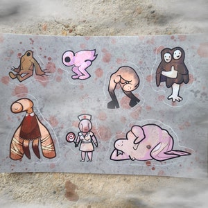 Silent Hill Monster Aufkleber Set
