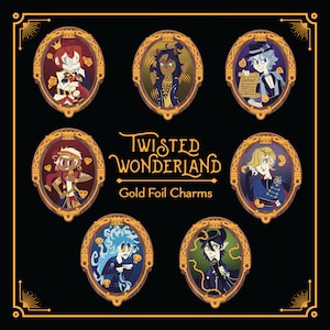 TWST Housewarden Gold Foil Acrylic Charms