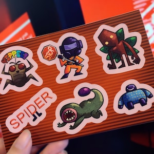 Lethal Company Sticker Sheet