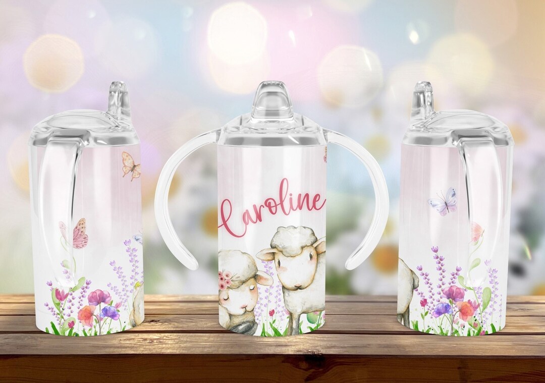 Little Lambs Sippy Cup, Travel Mug for Children, 1st Birthday Gift for ...