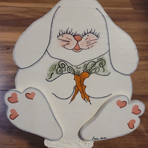 Easter Bunny Cookie Jar Lid